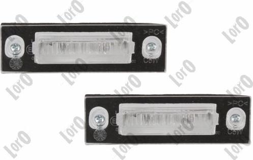 ABAKUS 016-33-900LED - Iluminare numar de circulatie aaoparts.ro