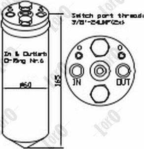 ABAKUS 030-021-0001 - Uscator,aer conditionat aaoparts.ro