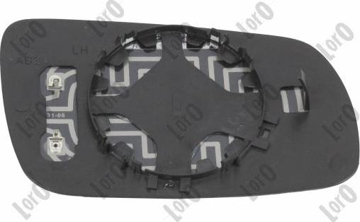 ABAKUS 3505G03 - Sticla oglinda, oglinda retrovizoare exterioara aaoparts.ro