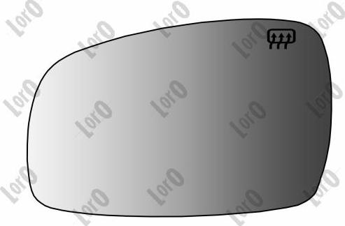 ABAKUS 3703G01 - Sticla oglinda, oglinda retrovizoare exterioara aaoparts.ro