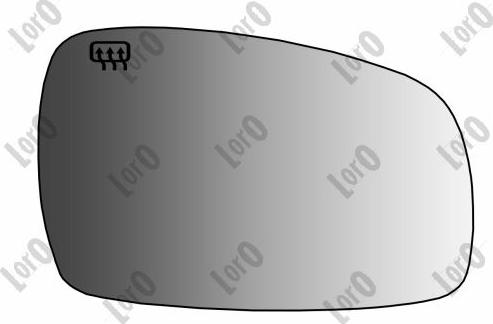 ABAKUS 3703G02 - Sticla oglinda, oglinda retrovizoare exterioara aaoparts.ro