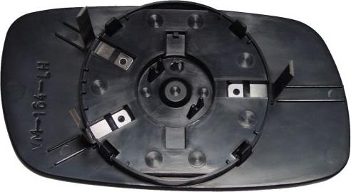 ABAKUS 2805G04 - Sticla oglinda, oglinda retrovizoare exterioara aaoparts.ro