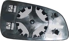 ABAKUS 2807G01 - Sticla oglinda, oglinda retrovizoare exterioara aaoparts.ro