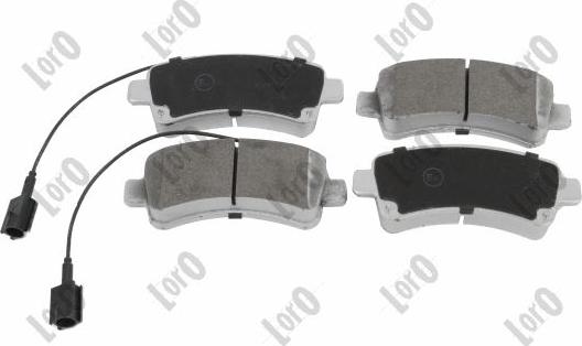 ABAKUS 231-01-312 - Set placute frana,frana disc aaoparts.ro