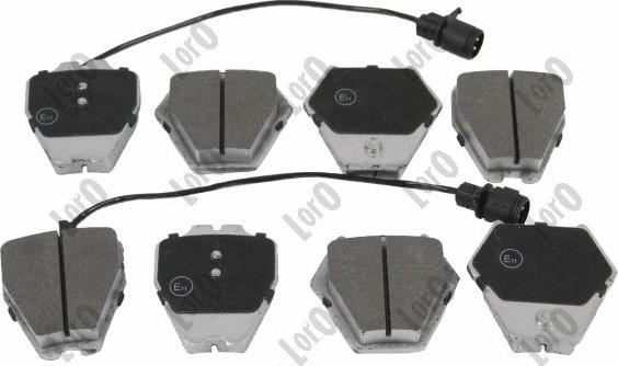 ABAKUS 231-01-245 - Set placute frana,frana disc aaoparts.ro