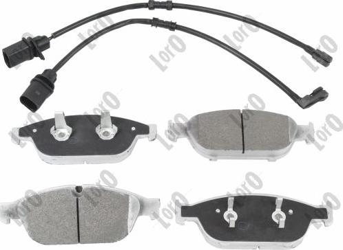 ABAKUS 231-01-261 - Set placute frana,frana disc aaoparts.ro