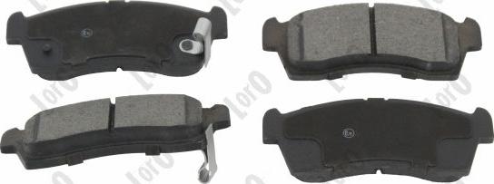 ABAKUS 231-01-267 - Set placute frana,frana disc aaoparts.ro