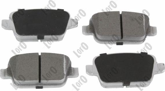 ABAKUS 231-02-016 - Set placute frana,frana disc aaoparts.ro