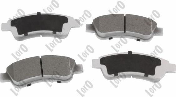 ABAKUS 231-02-017 - Set placute frana,frana disc aaoparts.ro