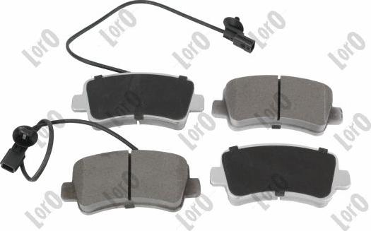 ABAKUS 231-02-024 - Set placute frana,frana disc aaoparts.ro