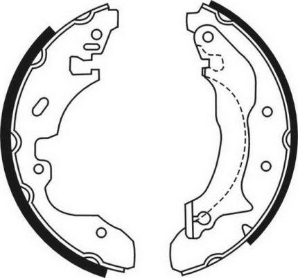 ABE C0G042ABE - Set saboti frana aaoparts.ro