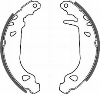 ABE C0P010ABE - Set saboti frana aaoparts.ro