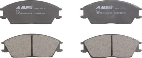 ABE C14020ABE - Set placute frana,frana disc aaoparts.ro