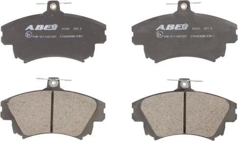 ABE C15043ABE - Set placute frana,frana disc aaoparts.ro