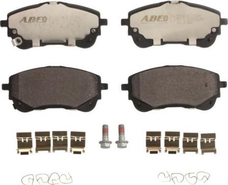 ABE C12141ABE - Set placute frana,frana disc aaoparts.ro