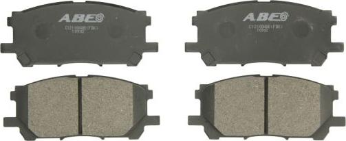 ABE C12108ABE - Set placute frana,frana disc aaoparts.ro