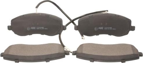 ABE C1C062ABE - Set placute frana,frana disc aaoparts.ro