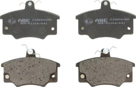 ABE C1D000ABE - Set placute frana,frana disc aaoparts.ro