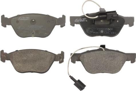 ABE C1D035ABE - Set placute frana,frana disc aaoparts.ro