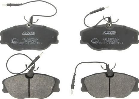 ABE C1F009ABE - Set placute frana,frana disc aaoparts.ro