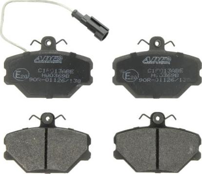 ABE C1F013ABE - Set placute frana,frana disc aaoparts.ro