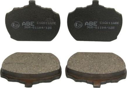 ABE C1G011ABE - Set placute frana,frana disc aaoparts.ro