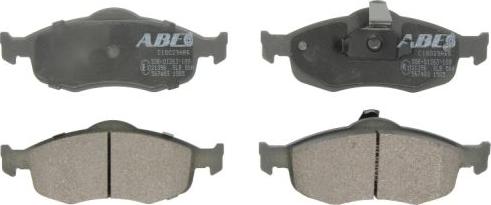 ABE C1G029ABE - Set placute frana,frana disc aaoparts.ro