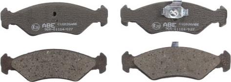 ABE C1G026ABE - Set placute frana,frana disc aaoparts.ro