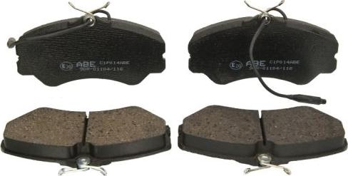 ABE C1P014ABE - Set placute frana,frana disc aaoparts.ro