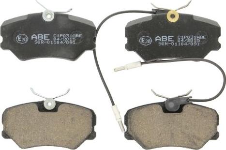 ABE C1P031ABE - Set placute frana,frana disc aaoparts.ro