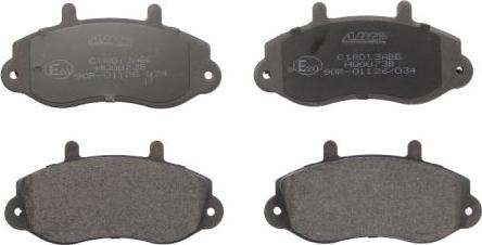 ABE C1R013ABE - Set placute frana,frana disc aaoparts.ro
