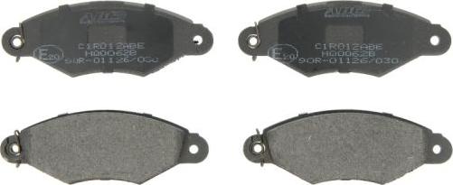 ABE C1R012ABE - Set placute frana,frana disc aaoparts.ro