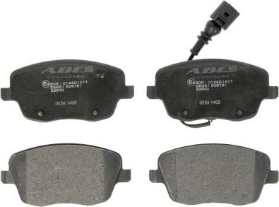 ABE C1S004ABE - Set placute frana,frana disc aaoparts.ro