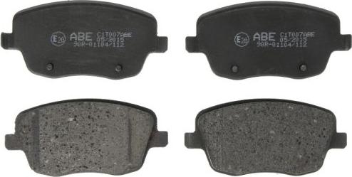 ABE C1T007ABE - Set placute frana,frana disc aaoparts.ro