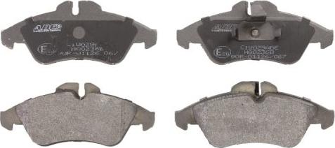 ABE C1W029ABE - Set placute frana,frana disc aaoparts.ro