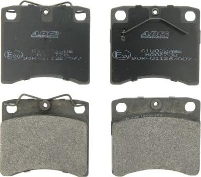 ABE C1W022ABE - Set placute frana,frana disc aaoparts.ro