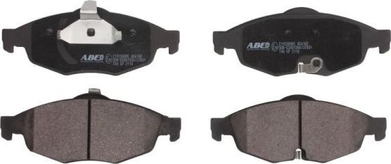 ABE C1Y038ABE - Set placute frana,frana disc aaoparts.ro