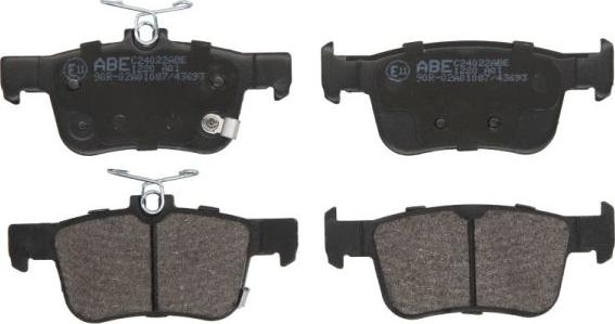 ABE C24022ABE - Set placute frana,frana disc aaoparts.ro