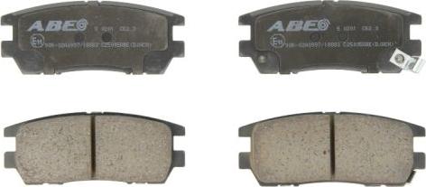 ABE C25005ABE - Set placute frana,frana disc aaoparts.ro