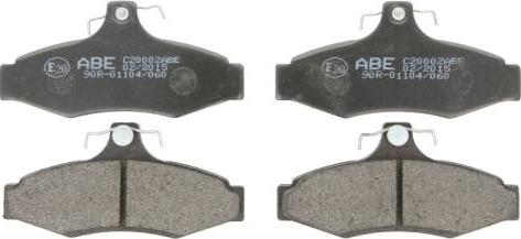 ABE C20002ABE - Set placute frana,frana disc aaoparts.ro