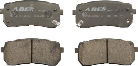 ABE C20310ABE - Set placute frana,frana disc aaoparts.ro