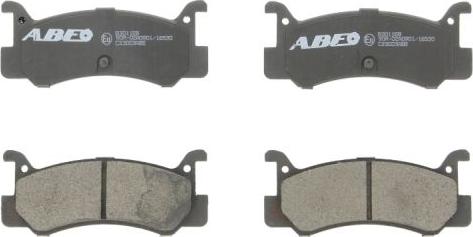ABE C23003ABE - Set placute frana,frana disc aaoparts.ro