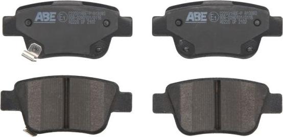 ABE C22031ABE-P - Set placute frana,frana disc aaoparts.ro