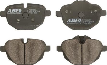 ABE C2B024ABE - Set placute frana,frana disc aaoparts.ro