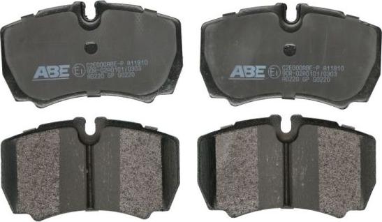 ABE C2E000ABE-P - Set placute frana,frana disc aaoparts.ro