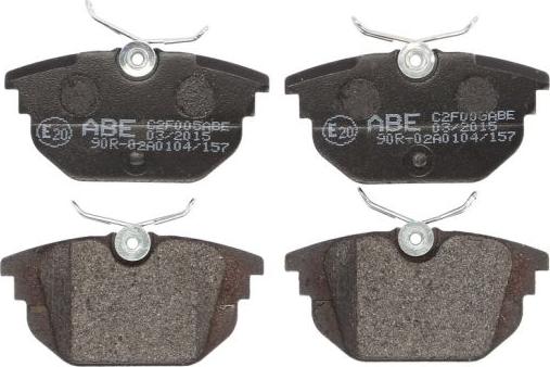 ABE C2F005ABE - Set placute frana,frana disc aaoparts.ro