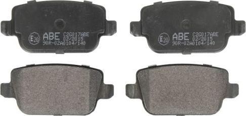ABE C2G017ABE - Set placute frana,frana disc aaoparts.ro