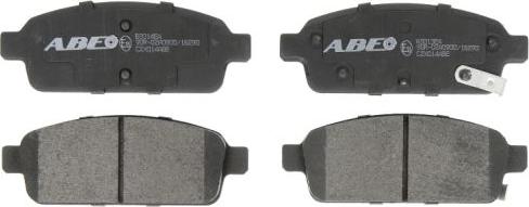 ABE C2X014ABE - Set placute frana,frana disc aaoparts.ro