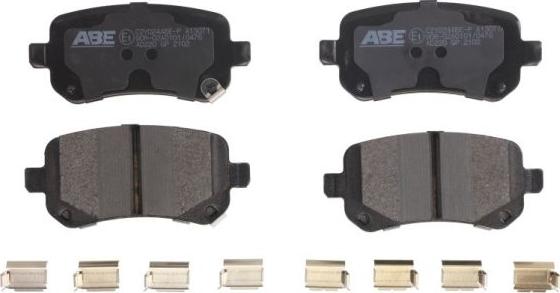 ABE C2Y024ABE-P - Set placute frana,frana disc aaoparts.ro