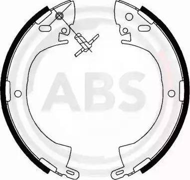 A.B.S. 40524 - Set saboti frana aaoparts.ro